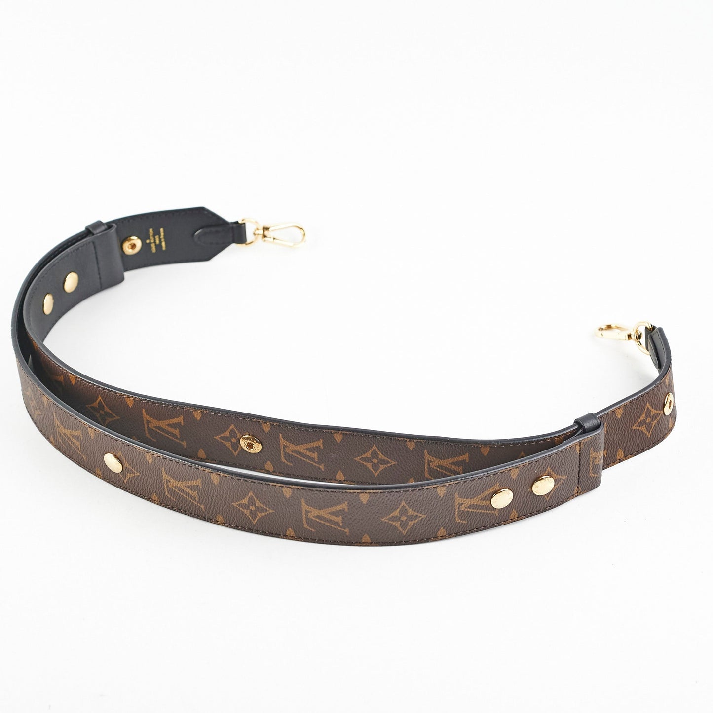 Louis Vuitton Bandoulière Regular Monogram Black Strap