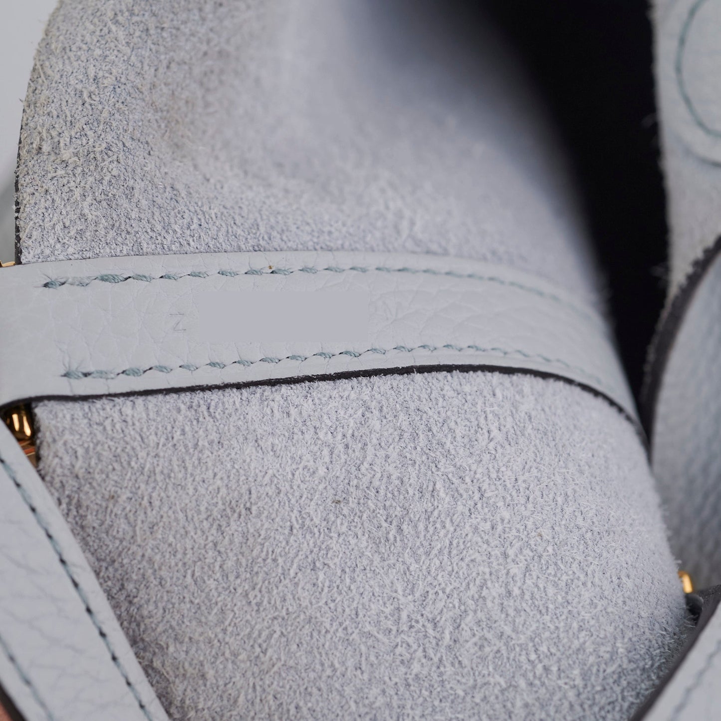 Hermes Picotin 18 Bleu Pale Clemence- Z Stamp
