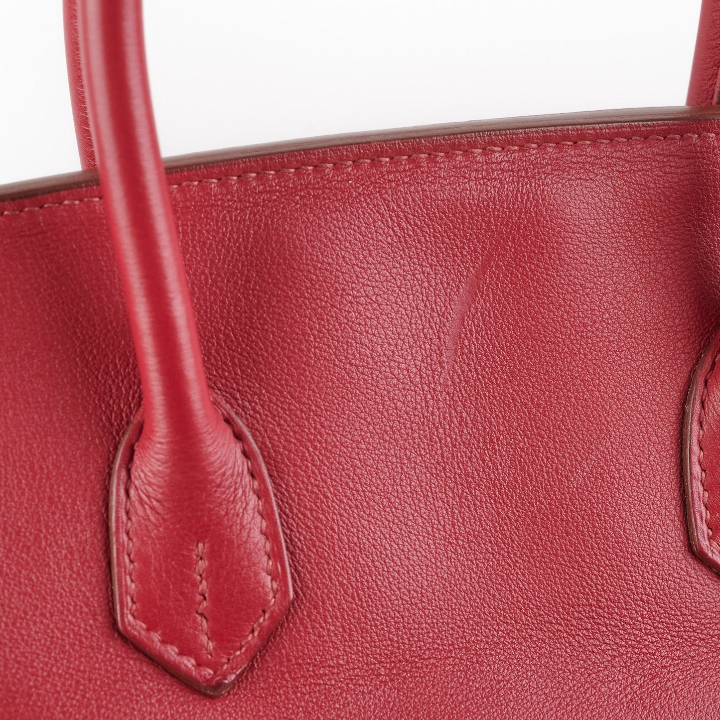 Hermes Birkin 35 Rubis O Square Stamp