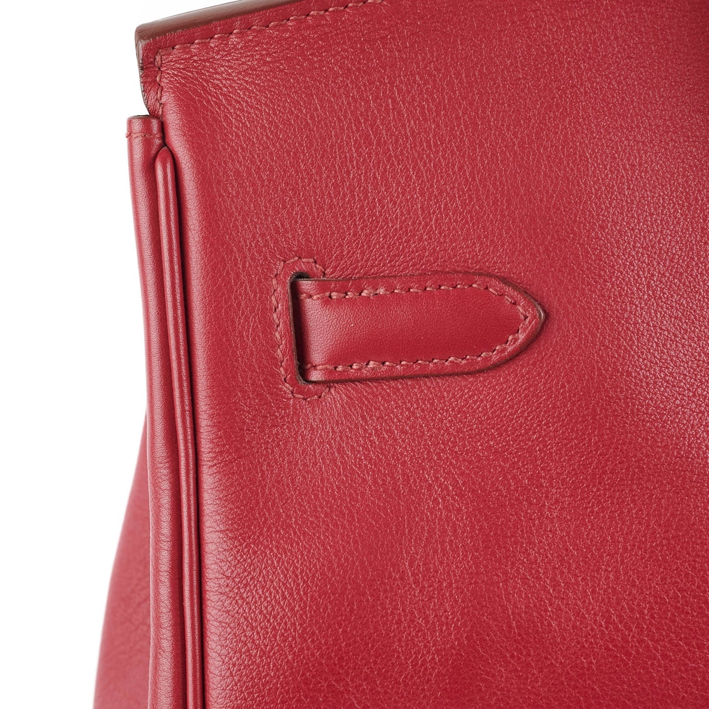 Hermes Birkin 35 Rubis O Square Stamp