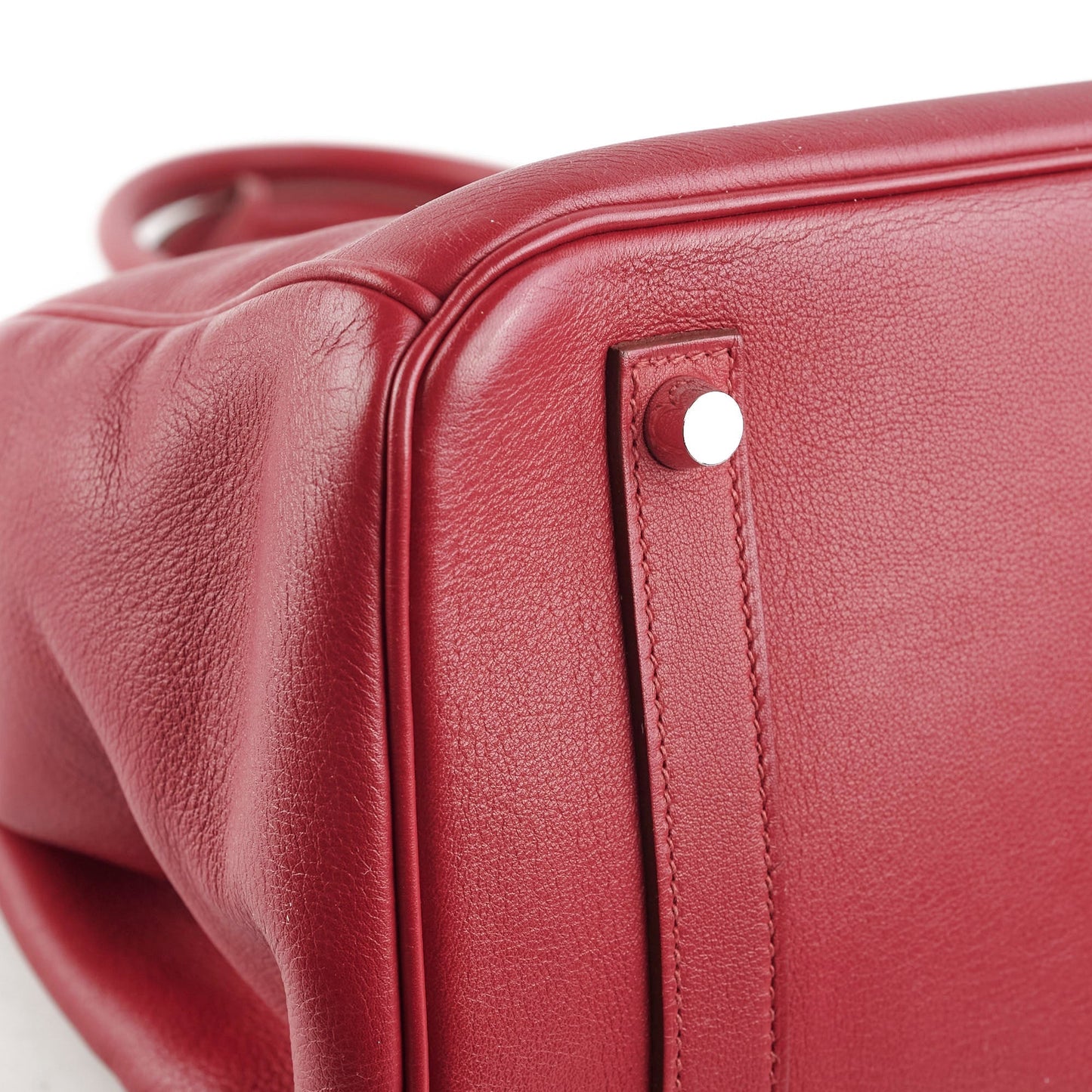 Hermes Birkin 35 Rubis O Square Stamp
