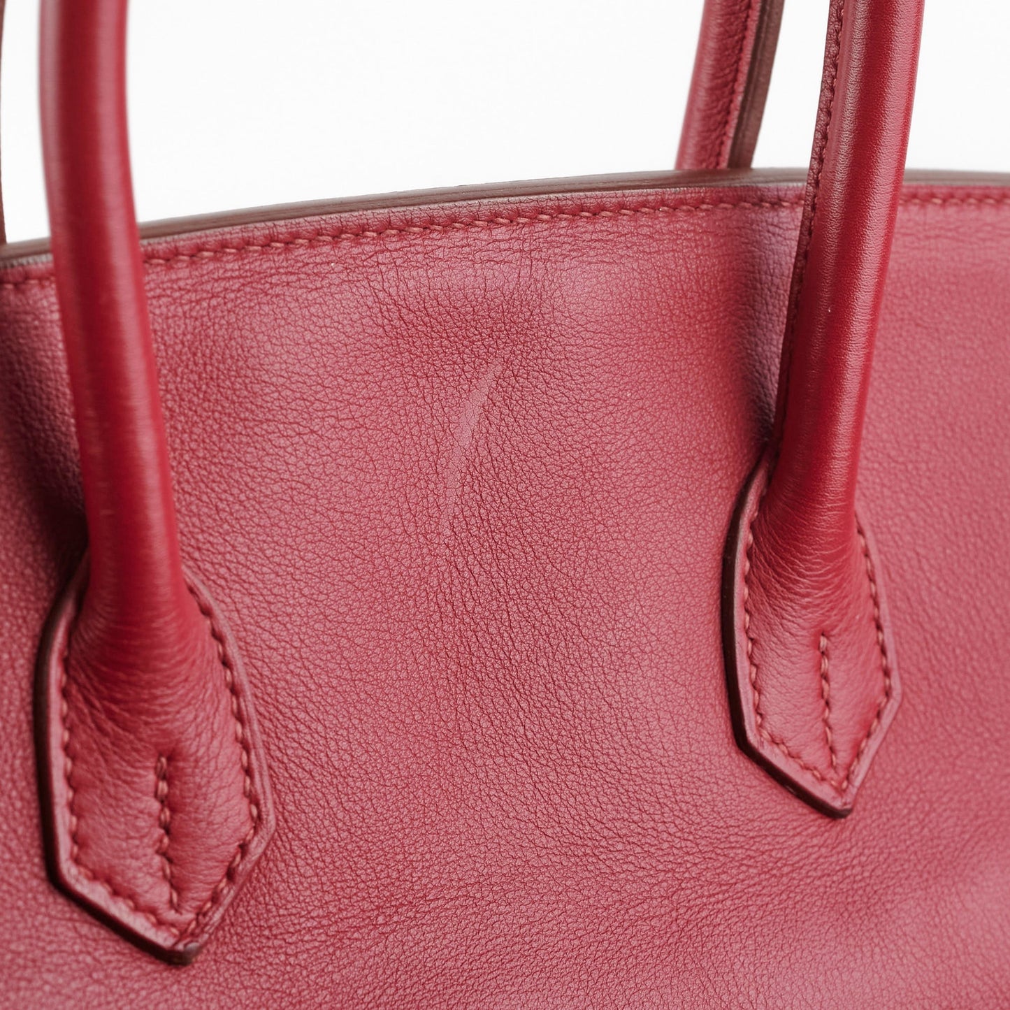 Hermes Birkin 35 Rubis O Square Stamp