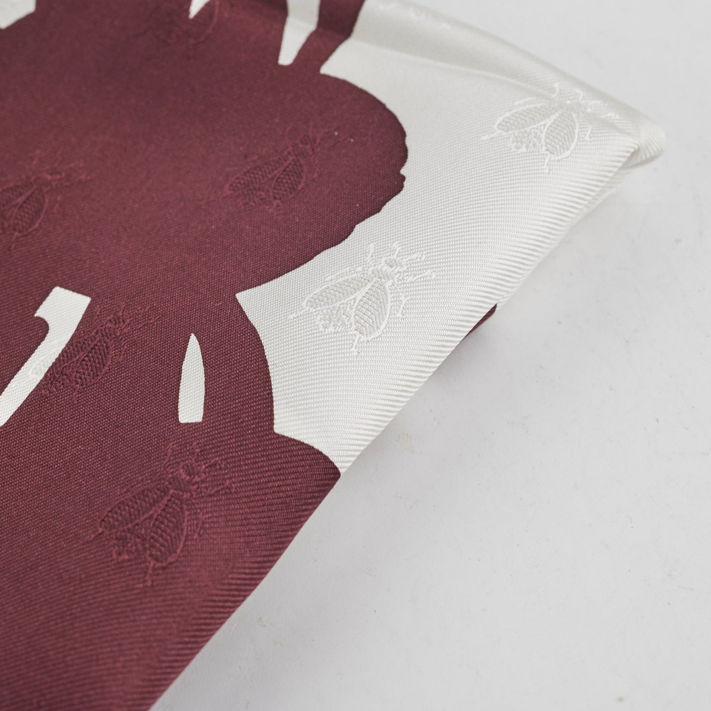 Hermes bride de gala silk scarf maroon cream
