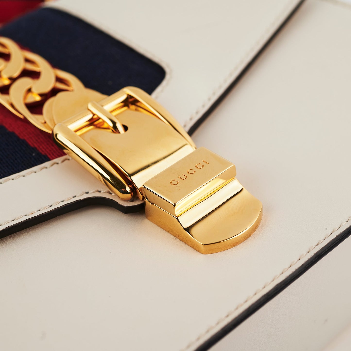 Gucci Sylvia White Shoulder Bag