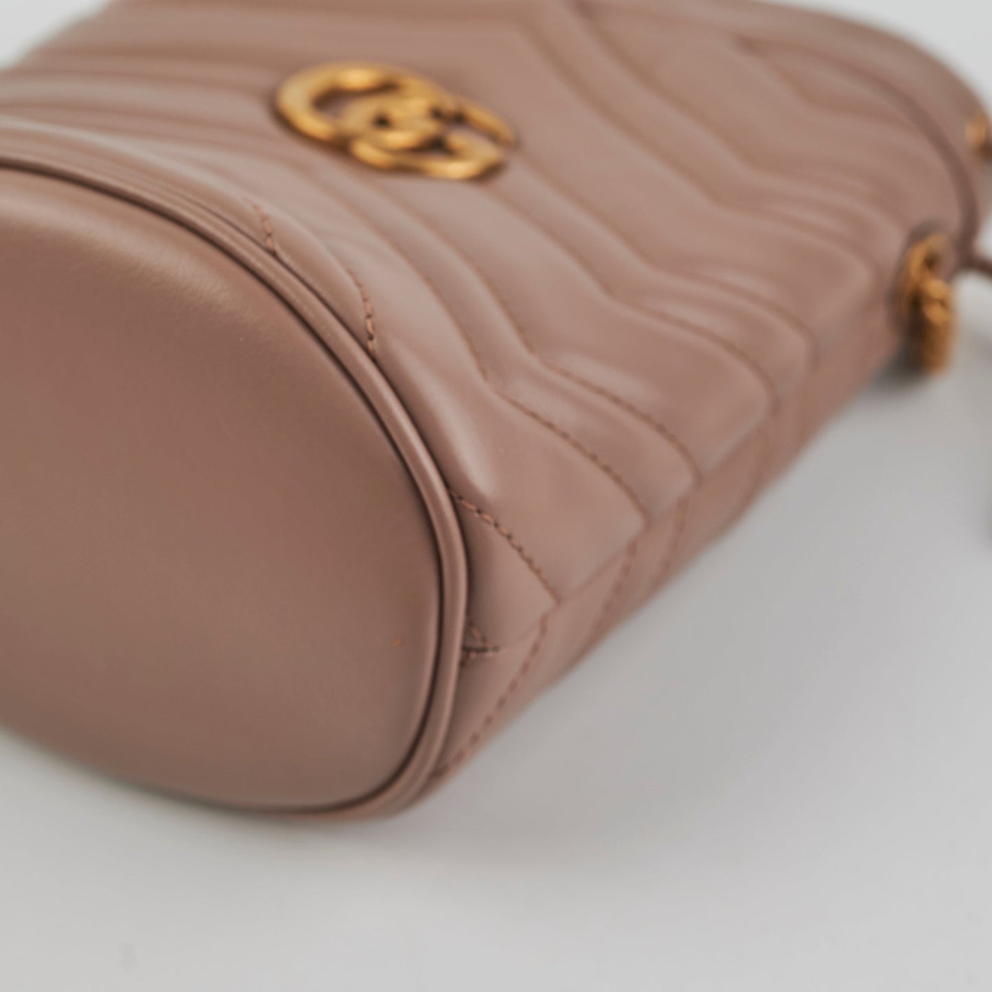 Gucci Bucket Marmont Bag Dusty Pink