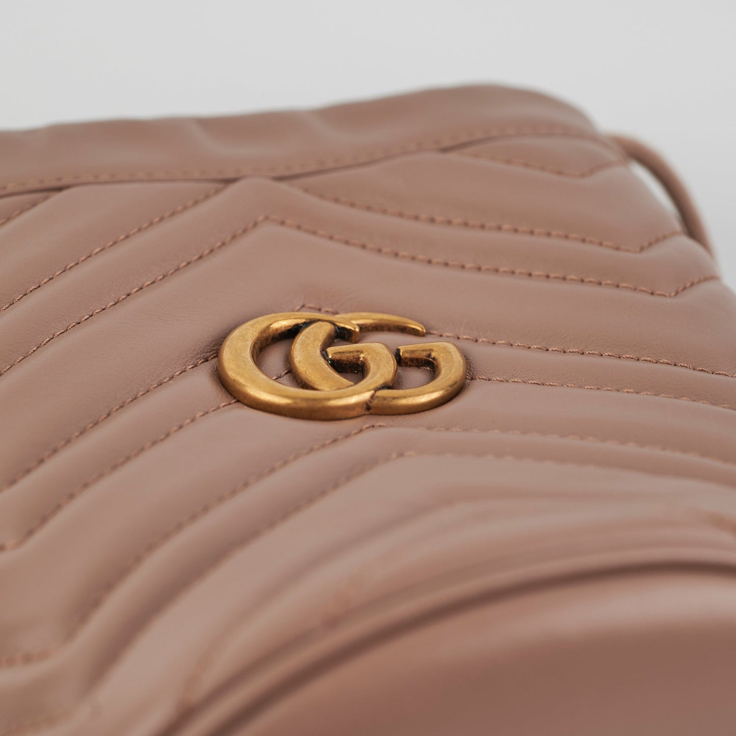 Gucci Bucket Marmont Bag Dusty Pink