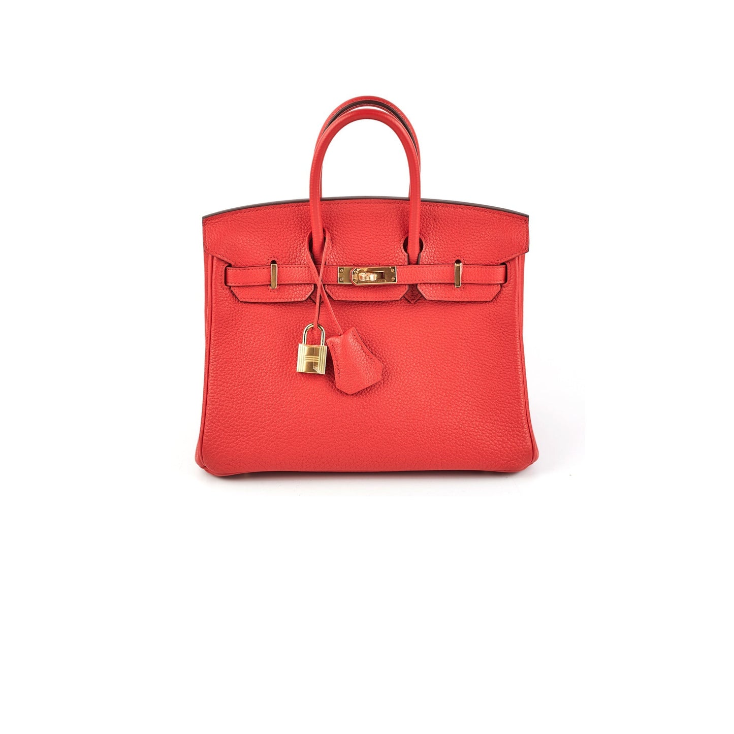 Hermes Birkin 25 Rouge De Coeur C Stamp