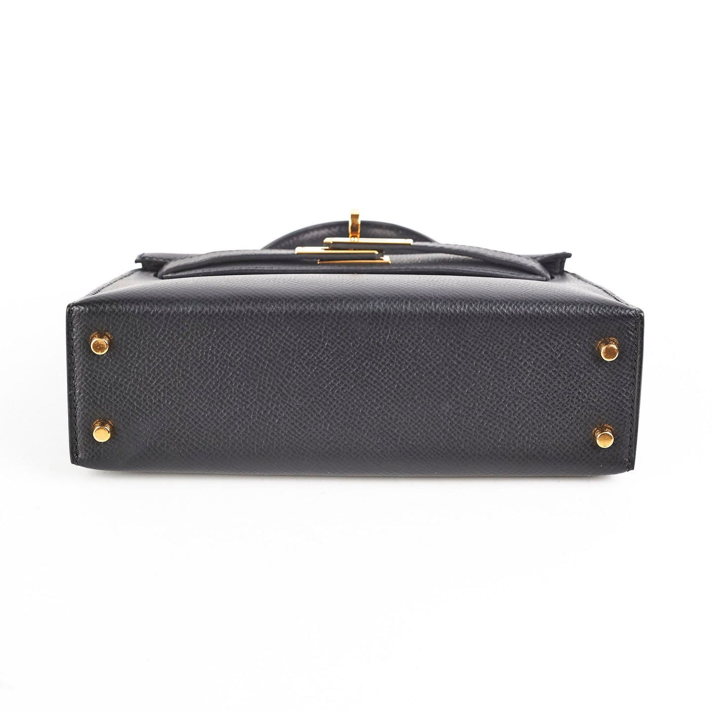 Hermes Mini Kelly Epsom Noir - Z Stamp