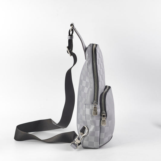 Louis Vuitton Grey Sling Bag Damier Ebene