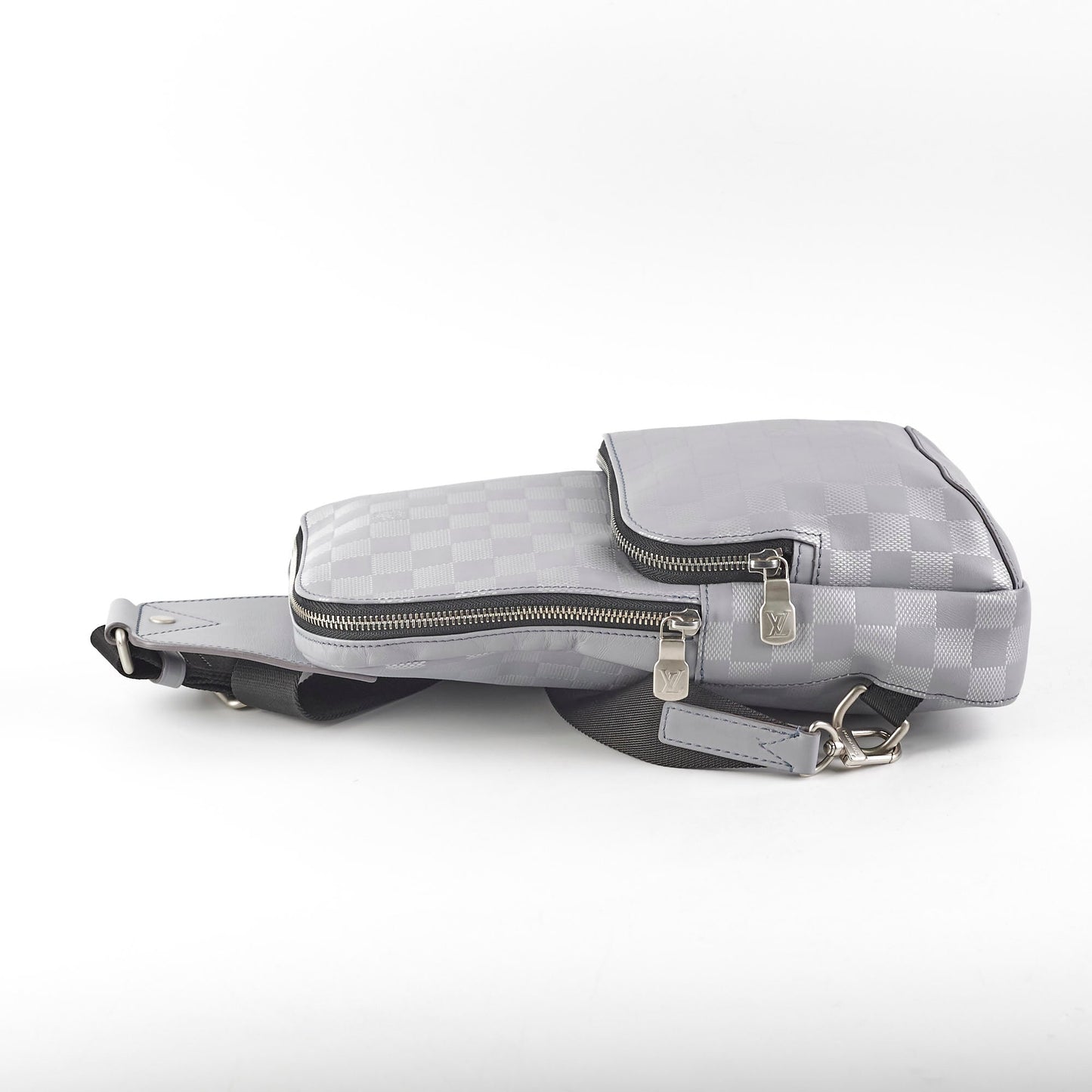Louis Vuitton Grey Sling Bag Damier Ebene