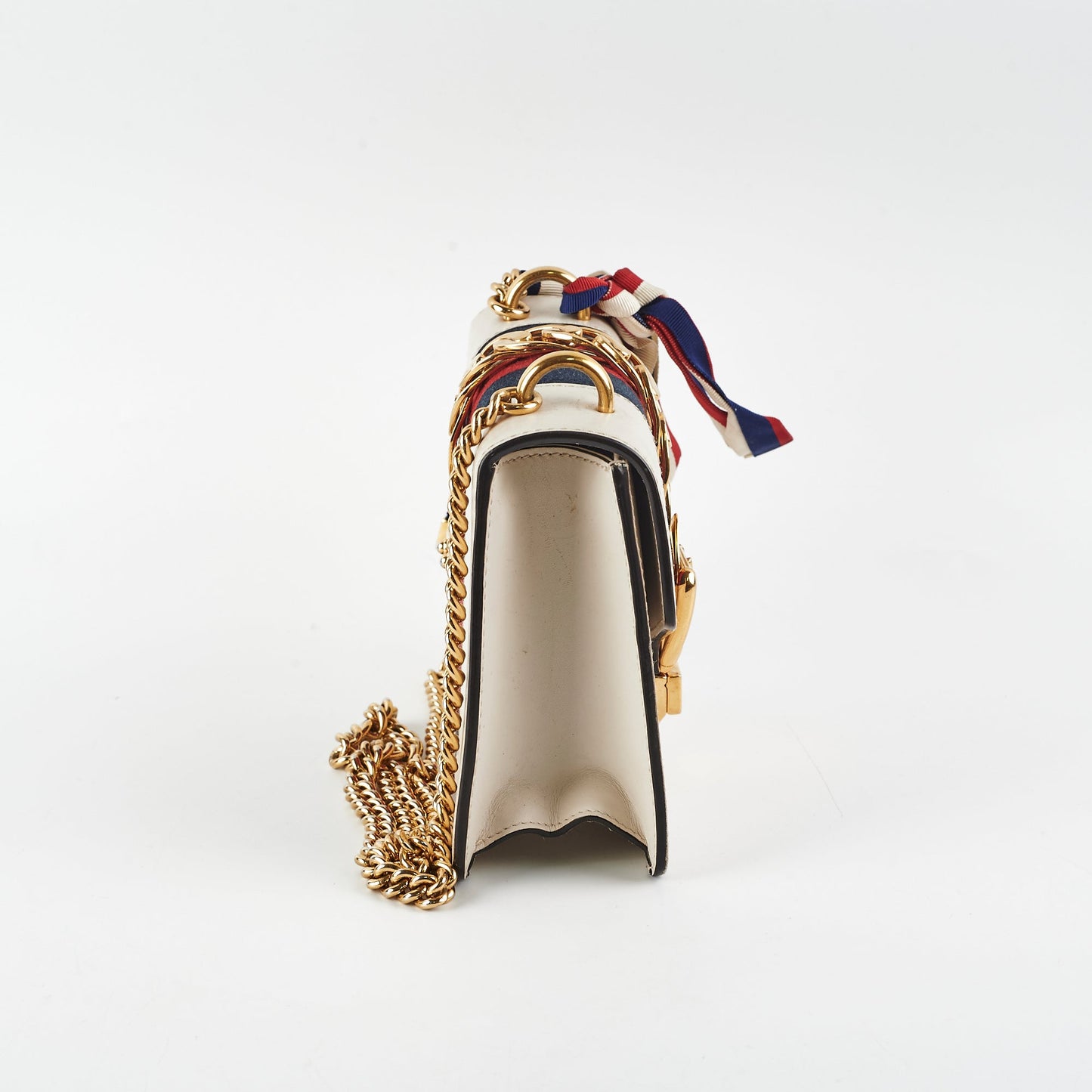 Gucci Sylvie Small Shoulder Bag White