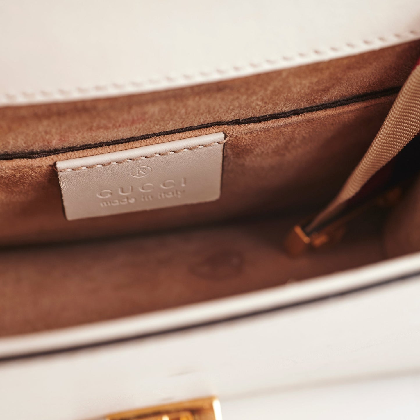 Gucci Sylvie Small Shoulder Bag White
