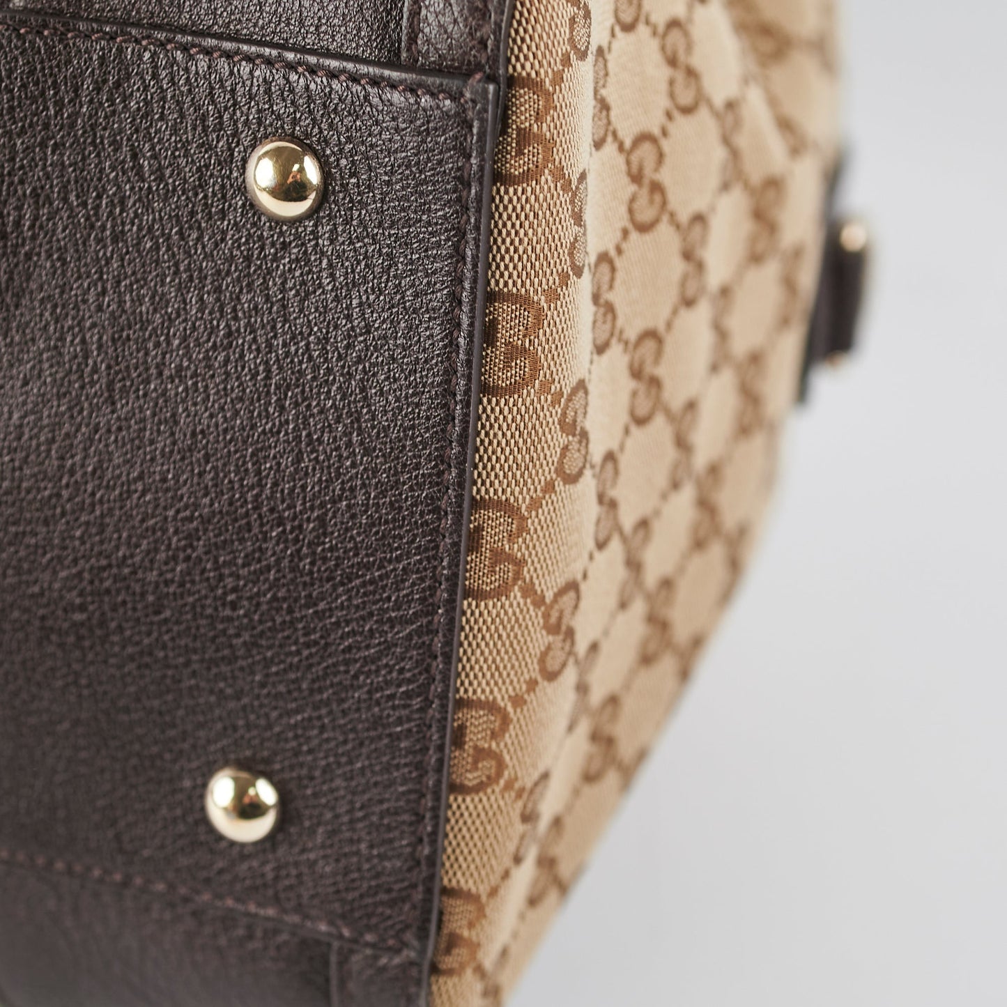 Gucci Boston Monogram Canvas Tote