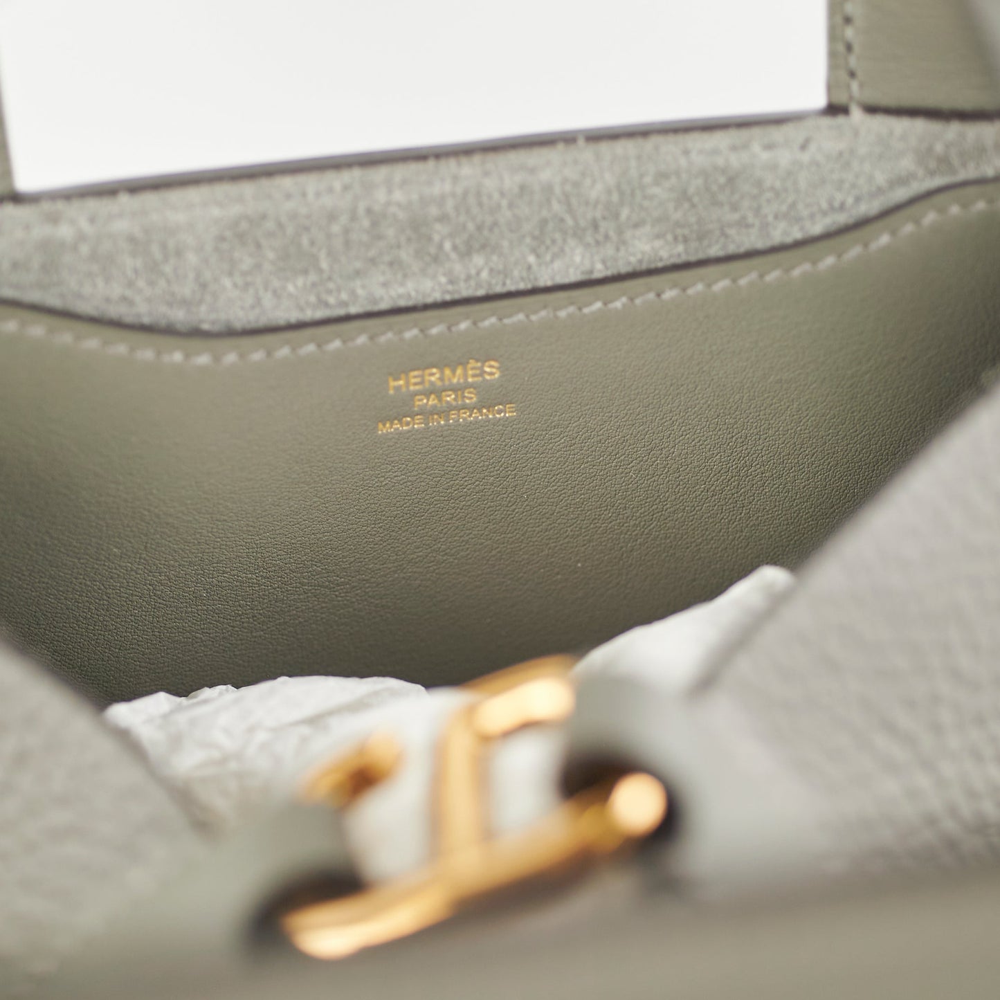 Hermes In The Loop 23 Clemence Gris Meyer - U Stamp