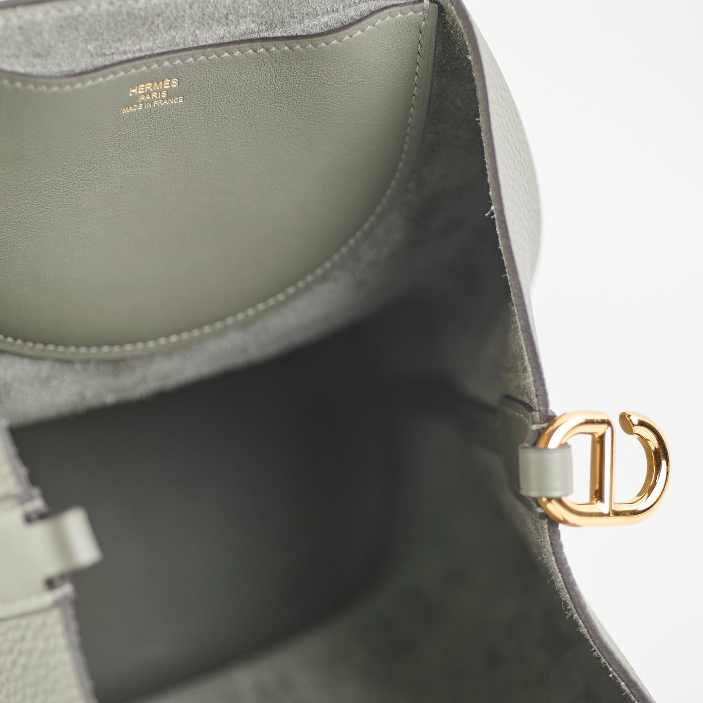 Hermes In The Loop 23 Clemence Gris Meyer - U Stamp