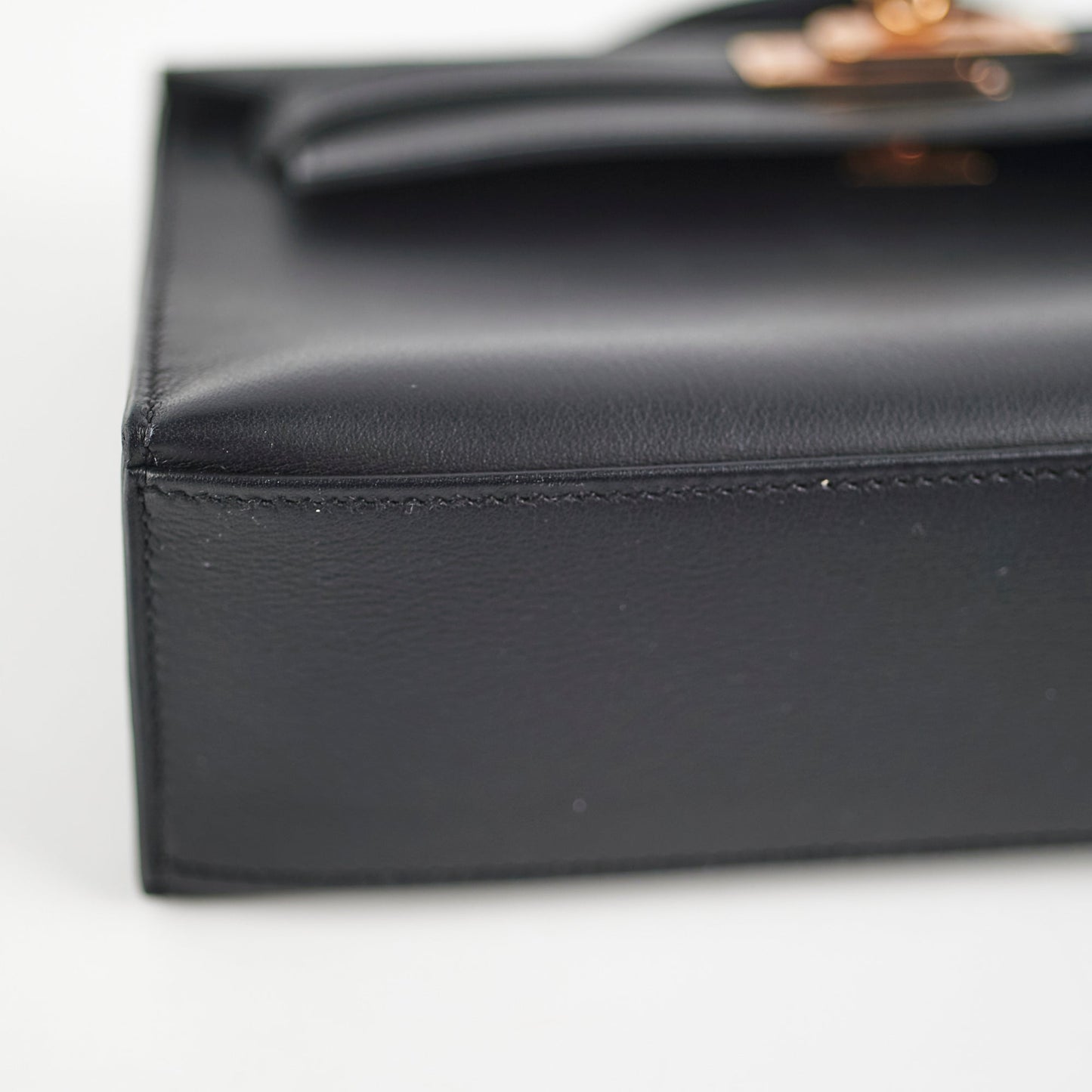 Hermes Kelly Pochette Black U Stamp 2022
