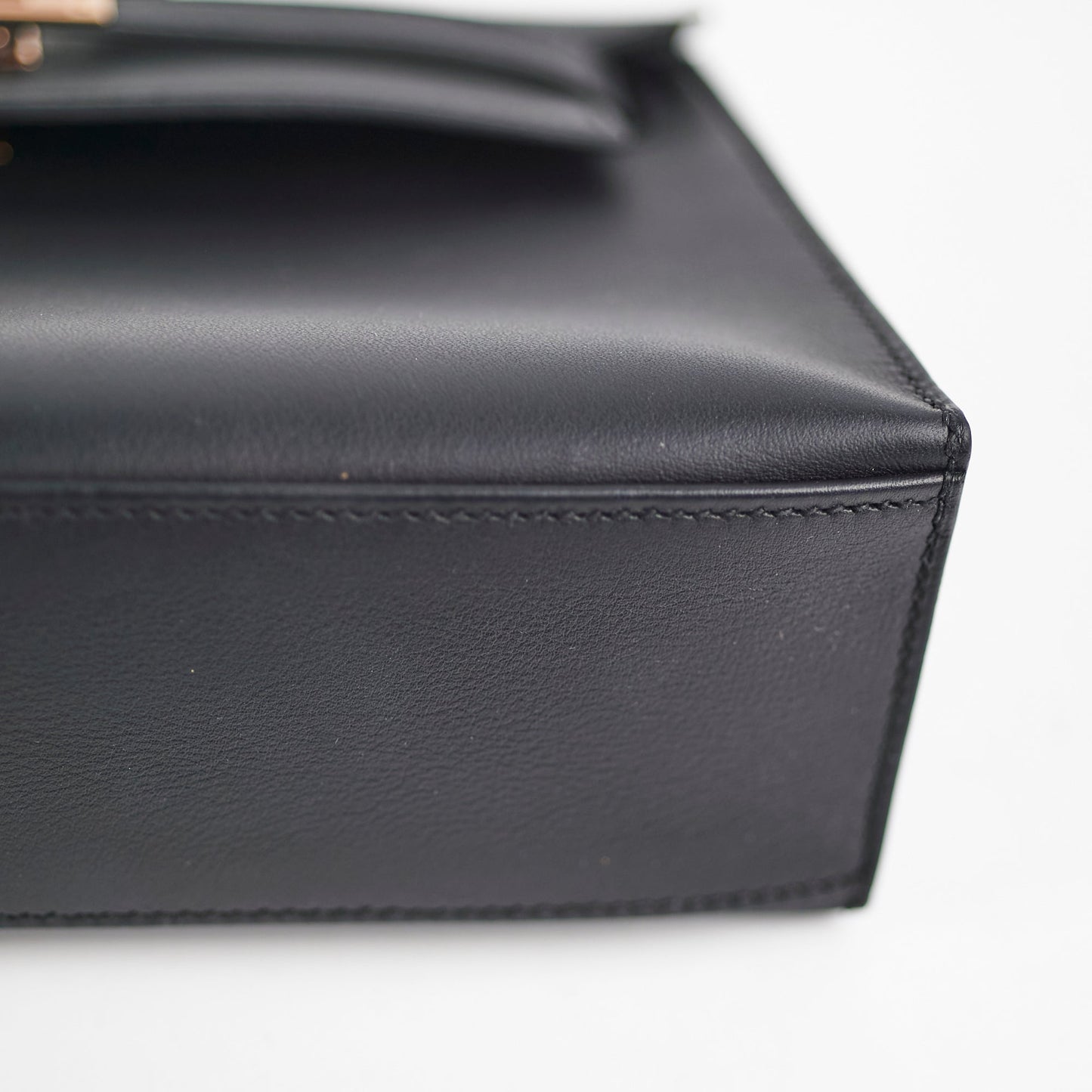 Hermes Kelly Pochette Black U Stamp 2022