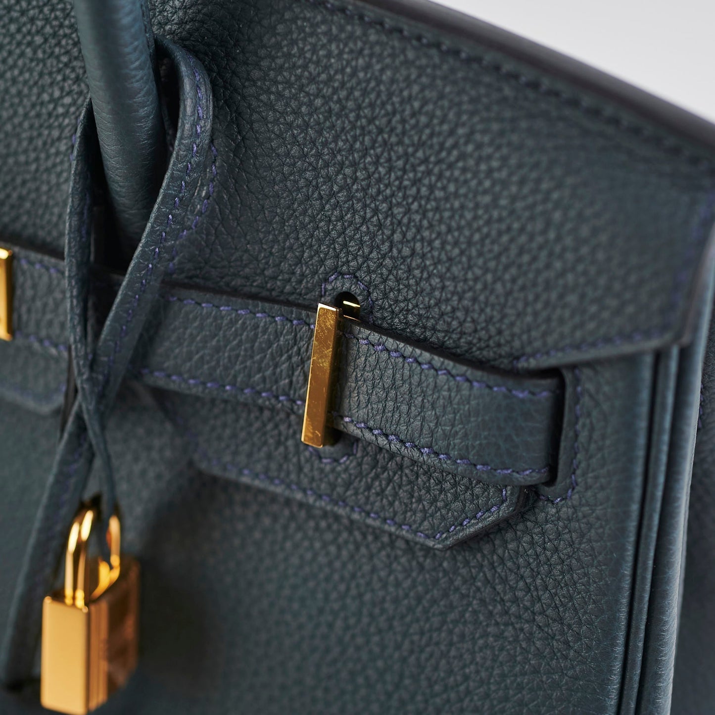Hermes Birkin 30 GHW Vert Rousseau Togo -D Stamp