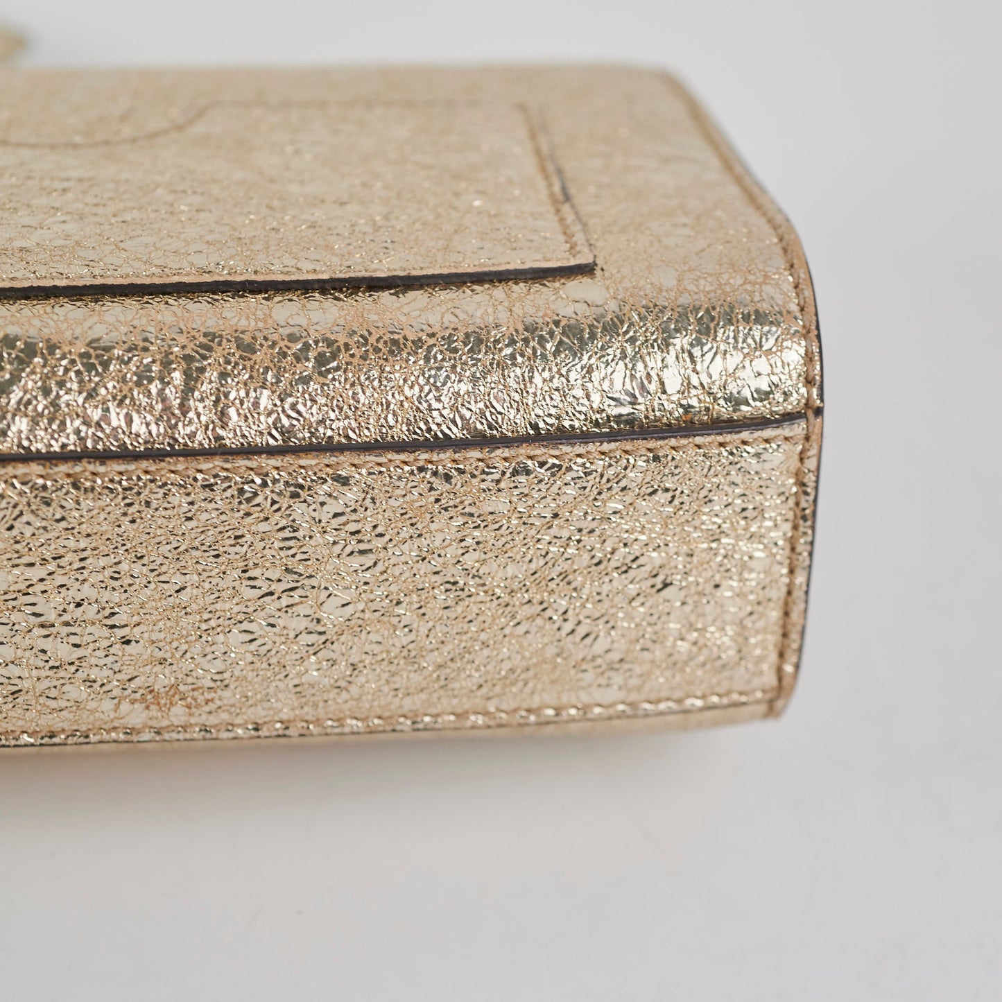 Gucci Padlock Gold Metallic Small