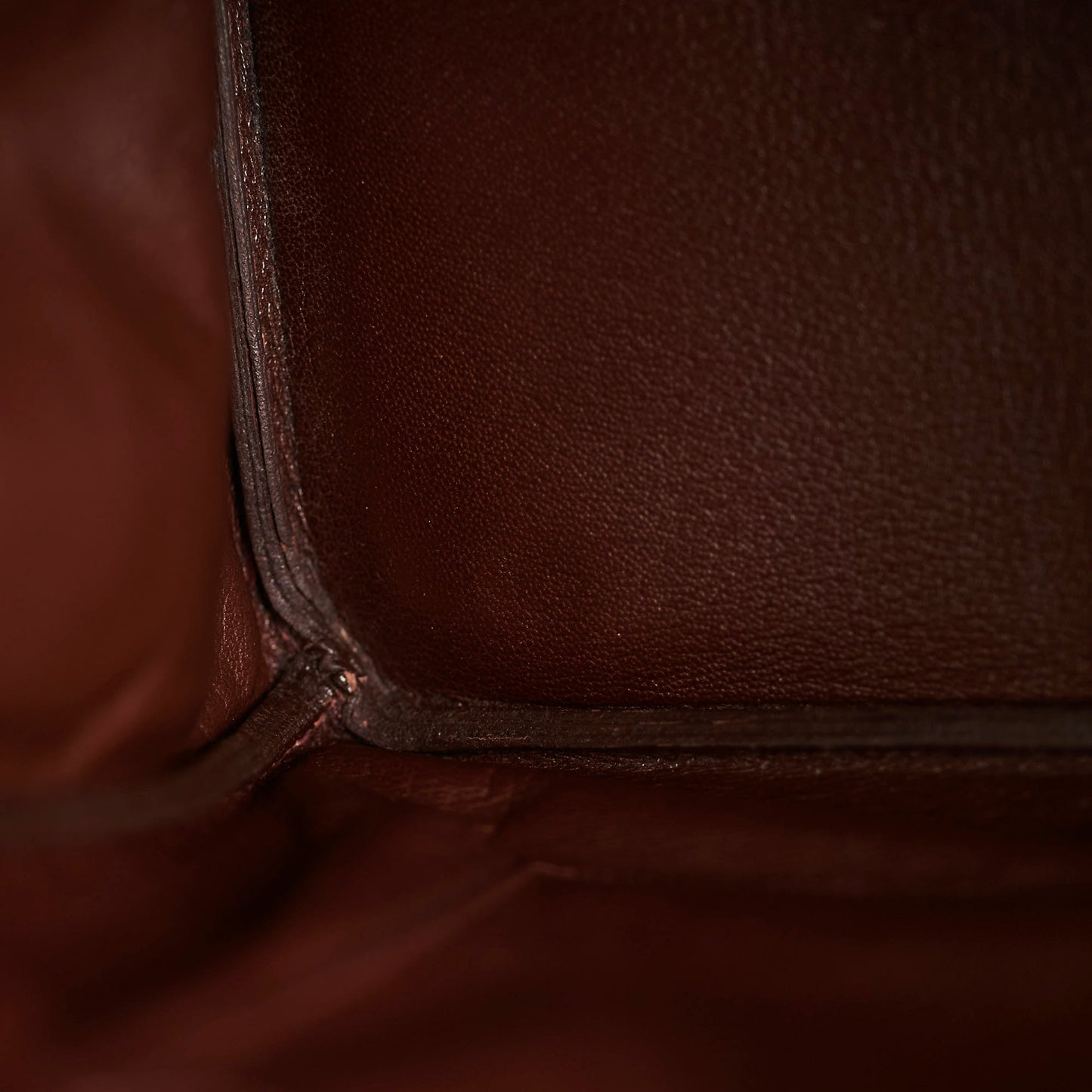 Hermes Birkin 35 Fjord Dark Brown Stamp A Square