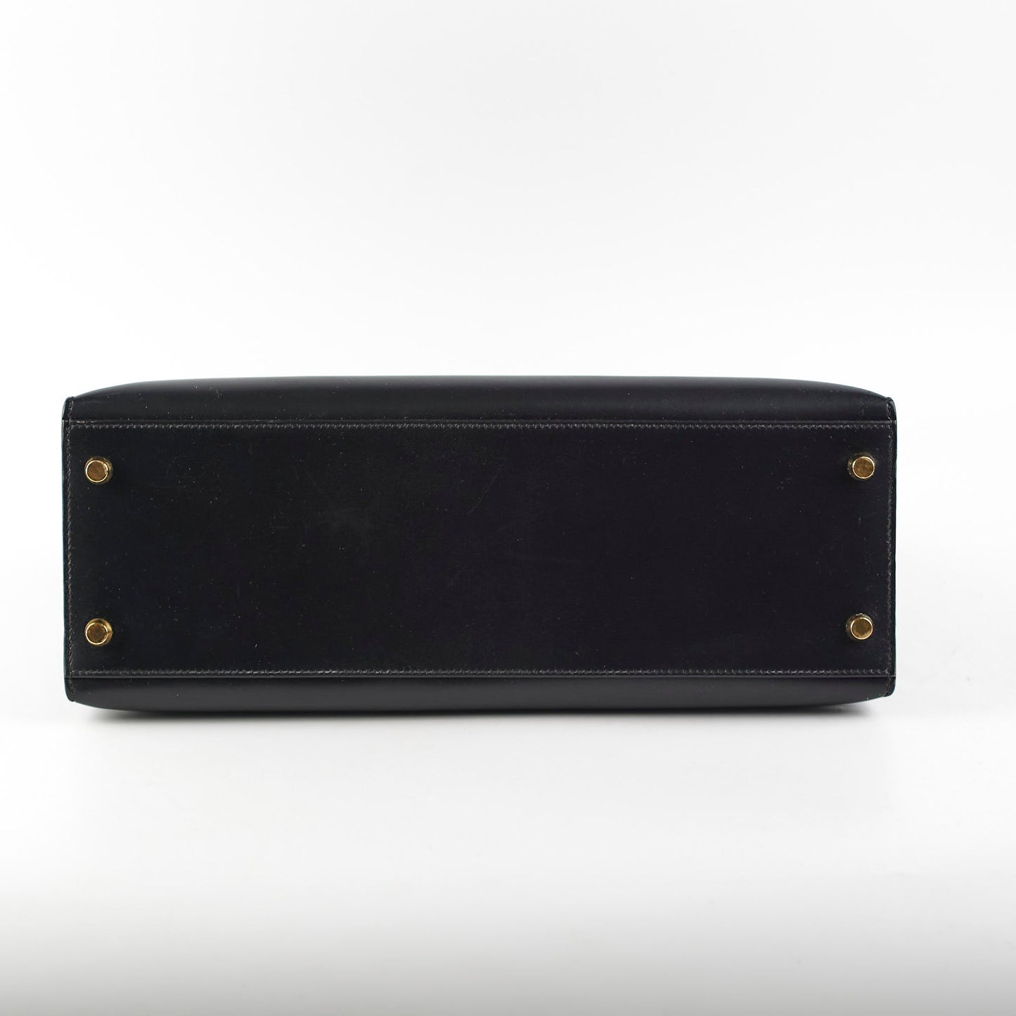 Hermes Kelly 32 Box Calf Black - E Square