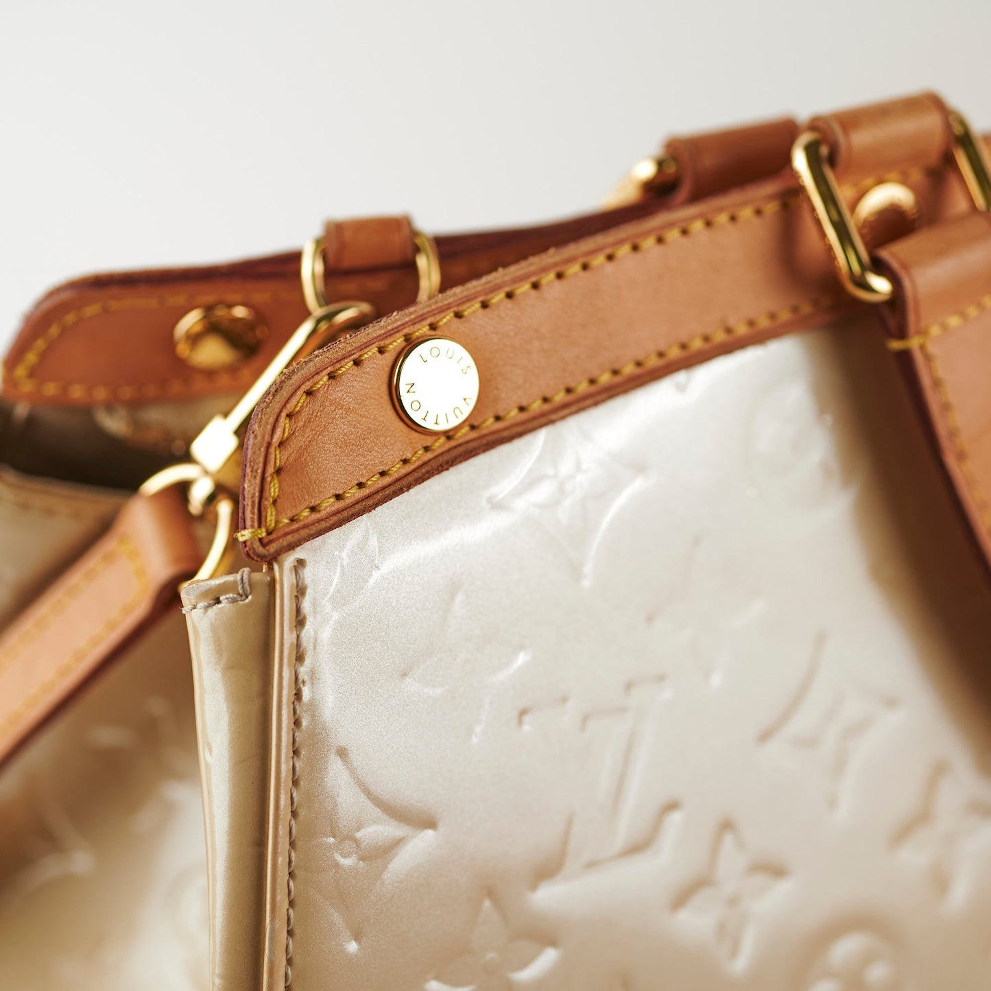 Louis Vuitton Brea GM Vernis Cream