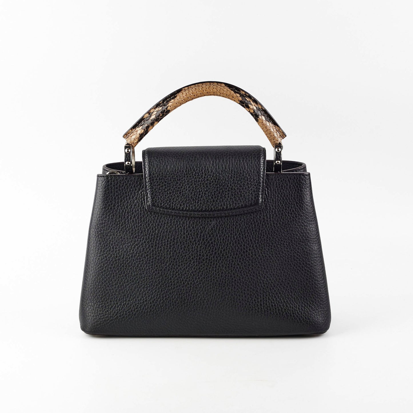 Louis Vuitton Capucine BB Python Handle Black