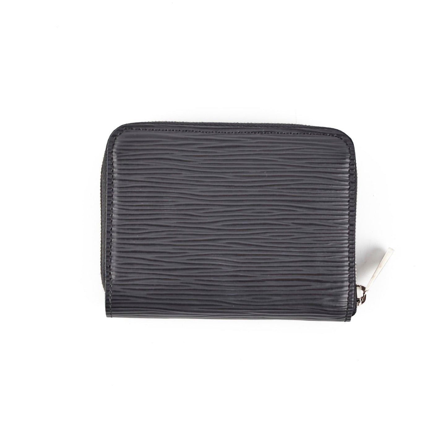 Louis Vuitton Epi Zip Around Wallet Black