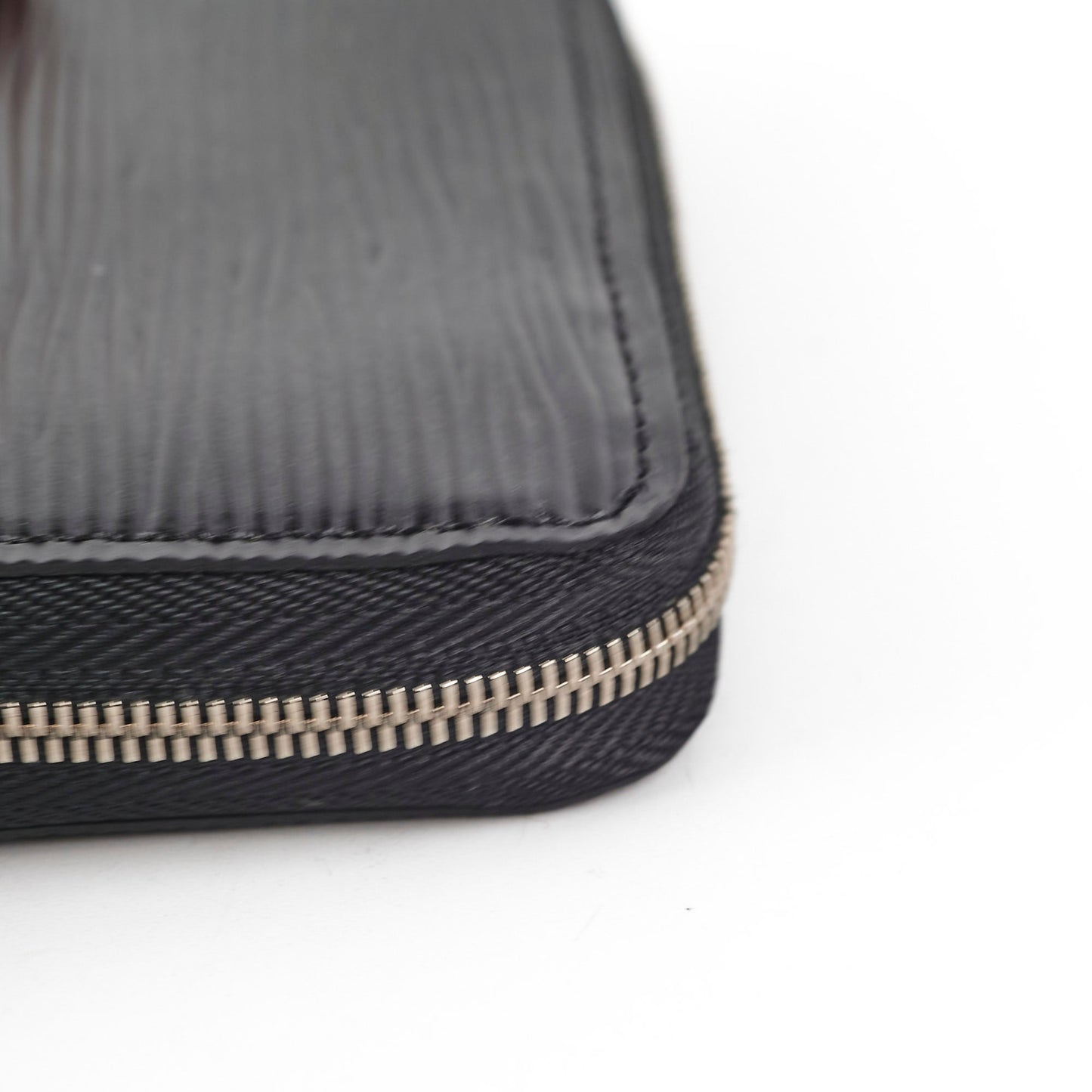 Louis Vuitton Epi Zip Around Wallet Black