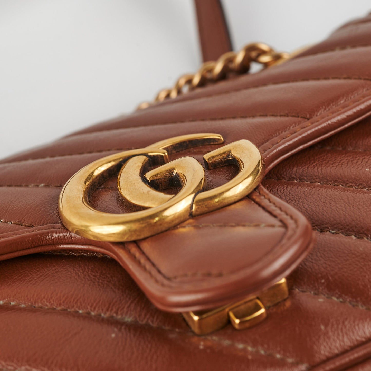 Gucci Marmont Mini Brown Shoulder Bag