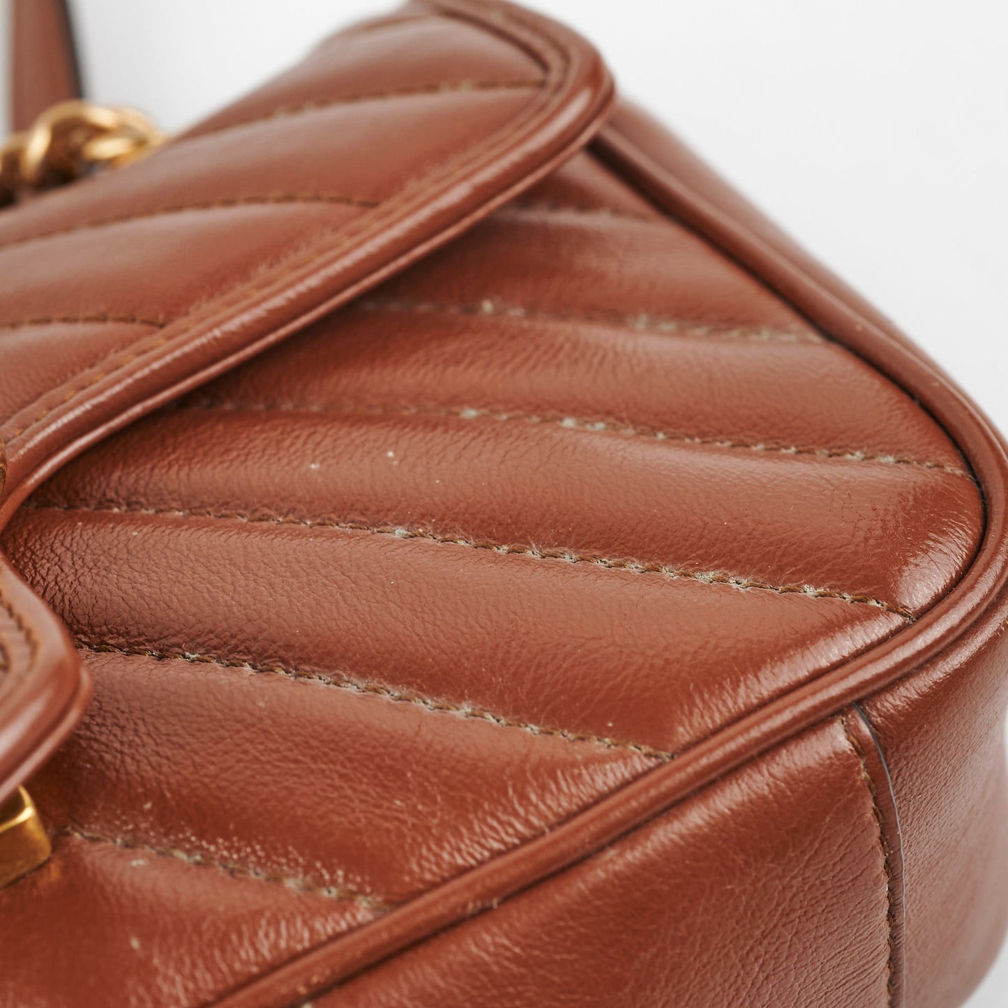 Gucci Marmont Mini Brown Shoulder Bag