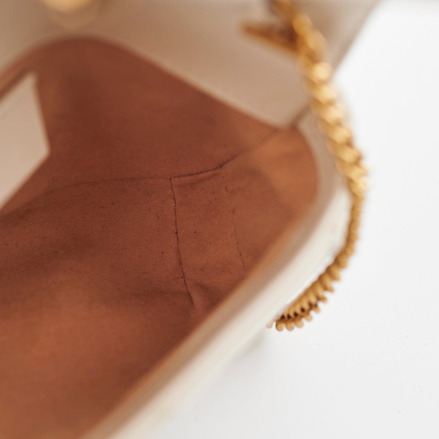 Gucci Super Mini Marmont Cream Crossbody