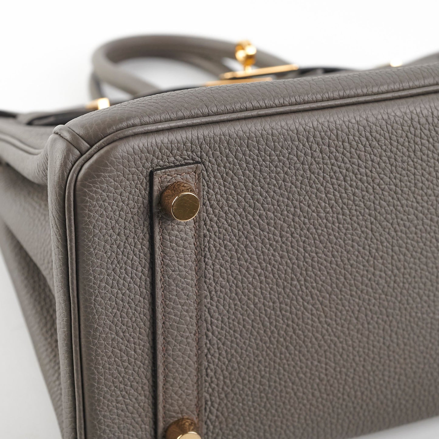 Hermes Birkin 25 Togo Etain Y Stamp