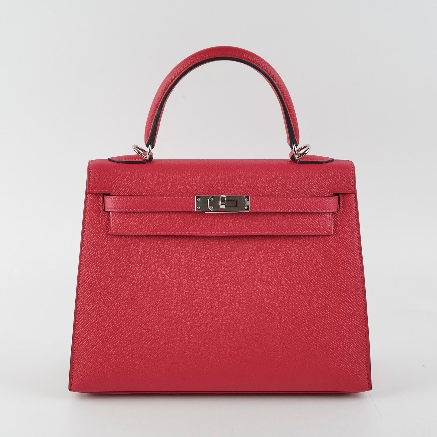 Hermes Kelly 25 Sellier Epsom Verso Framboise/Prune