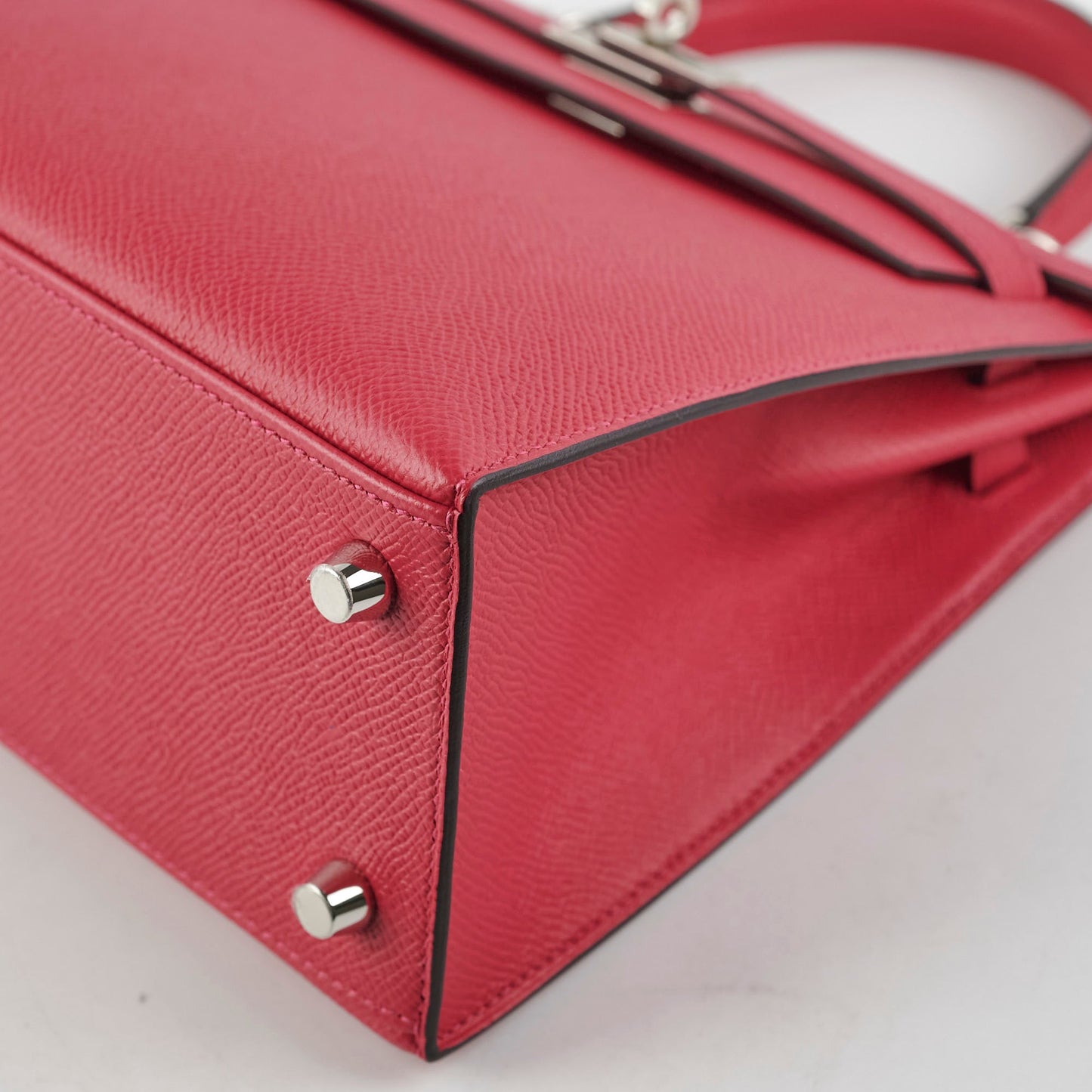 Hermes Kelly 25 Sellier Epsom Verso Framboise/Prune
