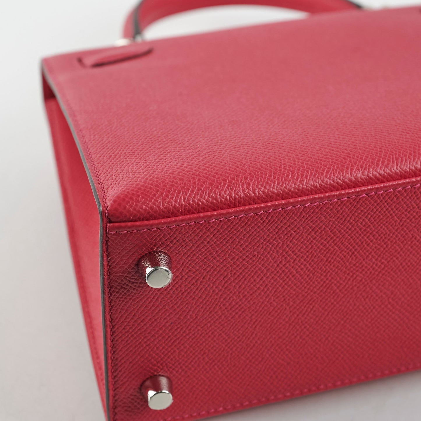 Hermes Kelly 25 Sellier Epsom Verso Framboise/Prune