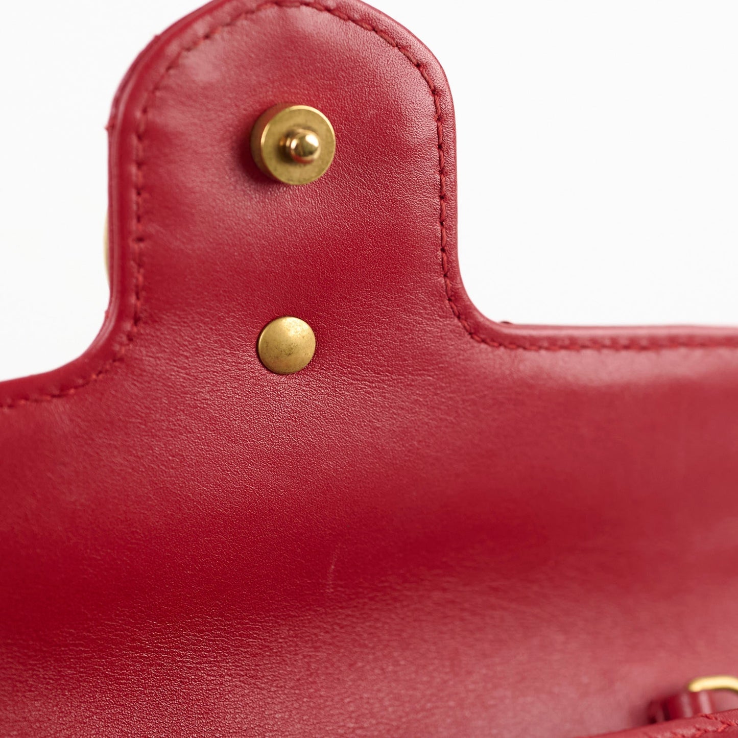 Gucci Super Mini Marmont Red Crosbody
