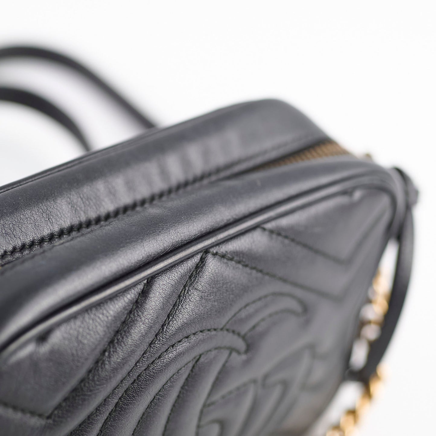 Gucci Mini Marmont Camera Bag Black