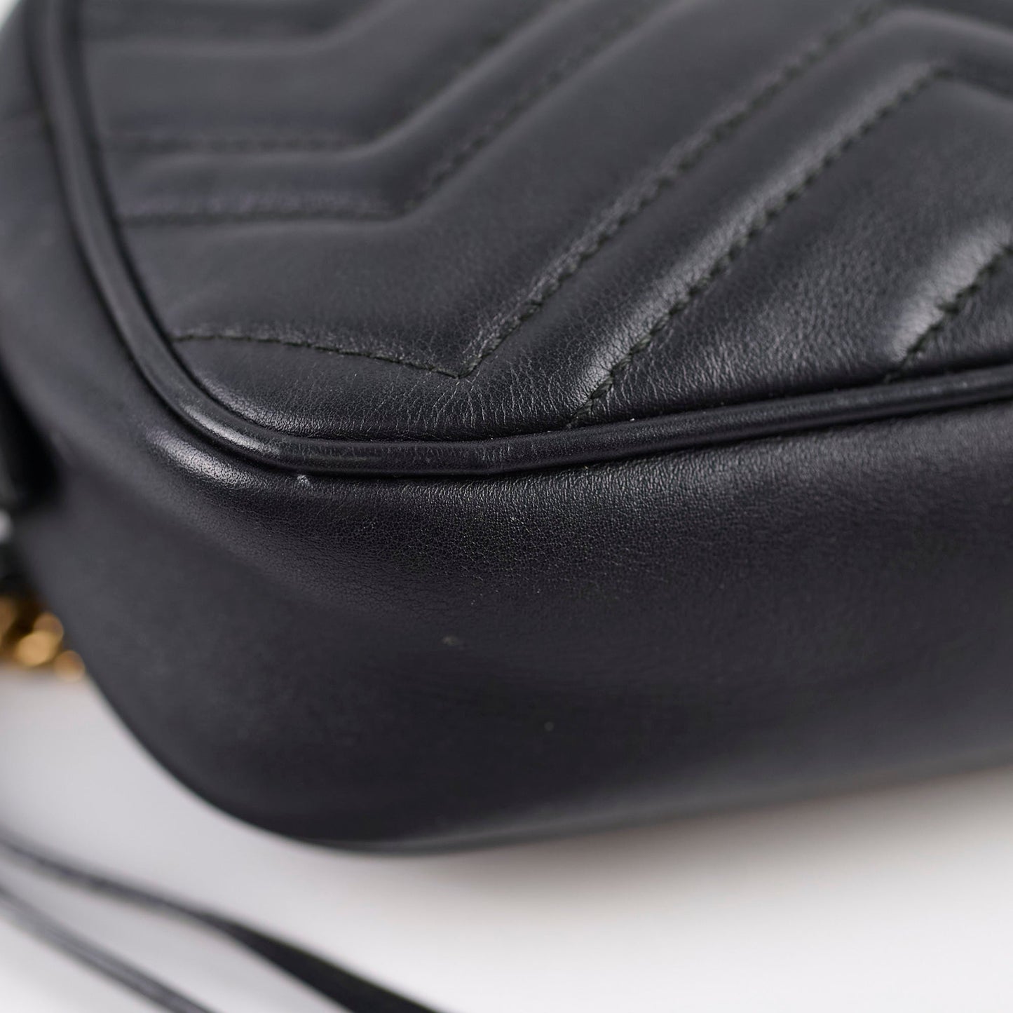 Gucci Mini Marmont Camera Bag Black