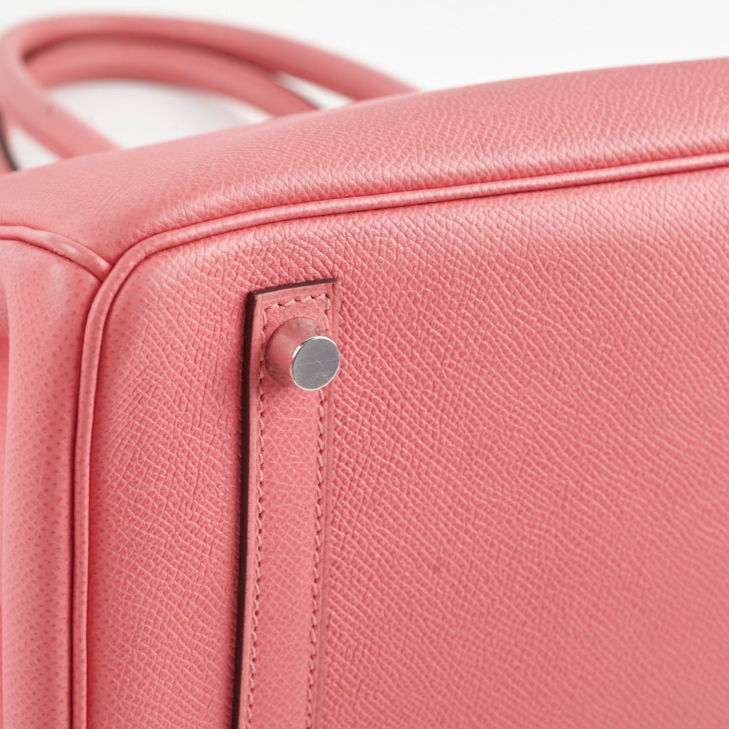 Hermes Birkin 30 Rose lipstick X Stamp