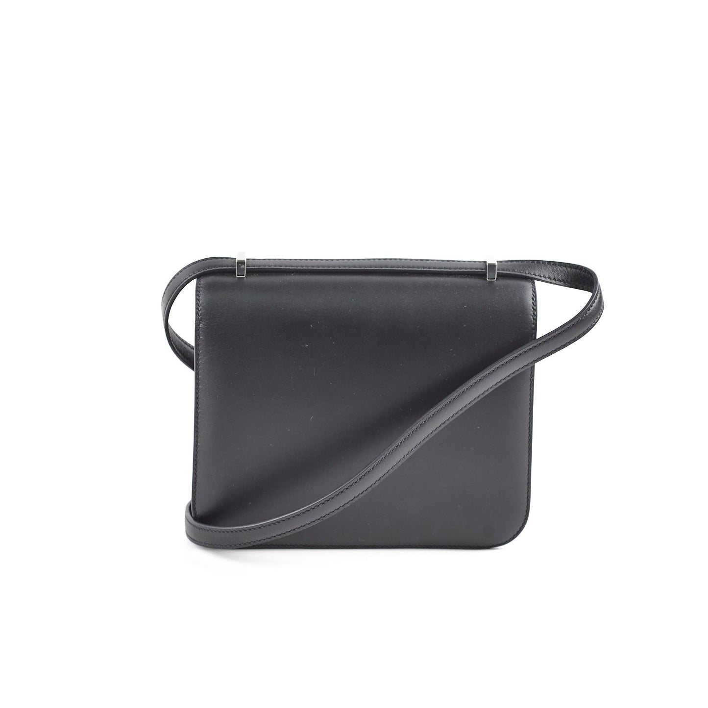 Hermes Constance Limited Edition 18 Noir Optique Veau Monsieur Enamel Hardware C stamp