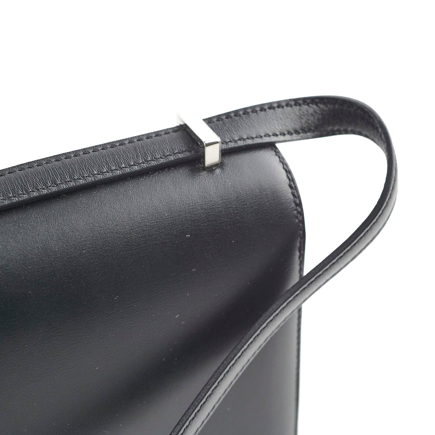 Hermes Constance Limited Edition 18 Noir Optique Veau Monsieur Enamel Hardware C stamp