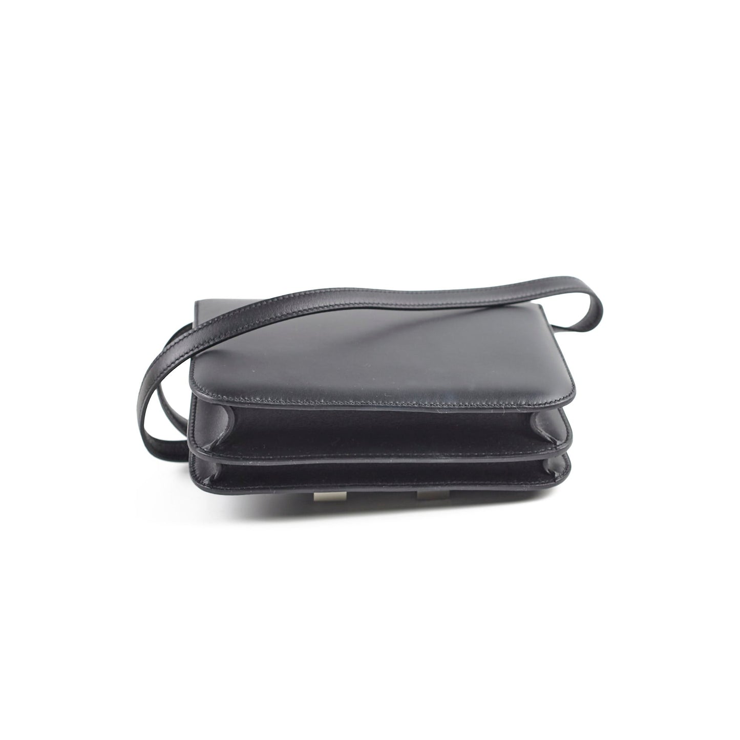 Hermes Constance Limited Edition 18 Noir Optique Veau Monsieur Enamel Hardware C stamp