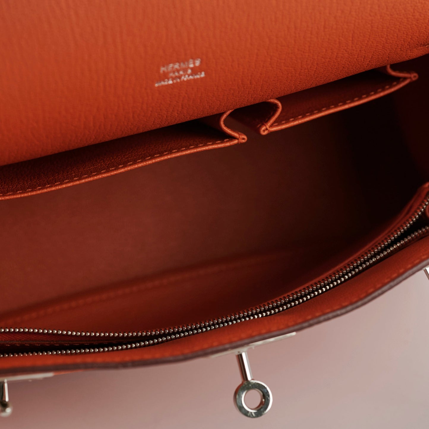 Hermes Jypsiere 28 Clemence Orange