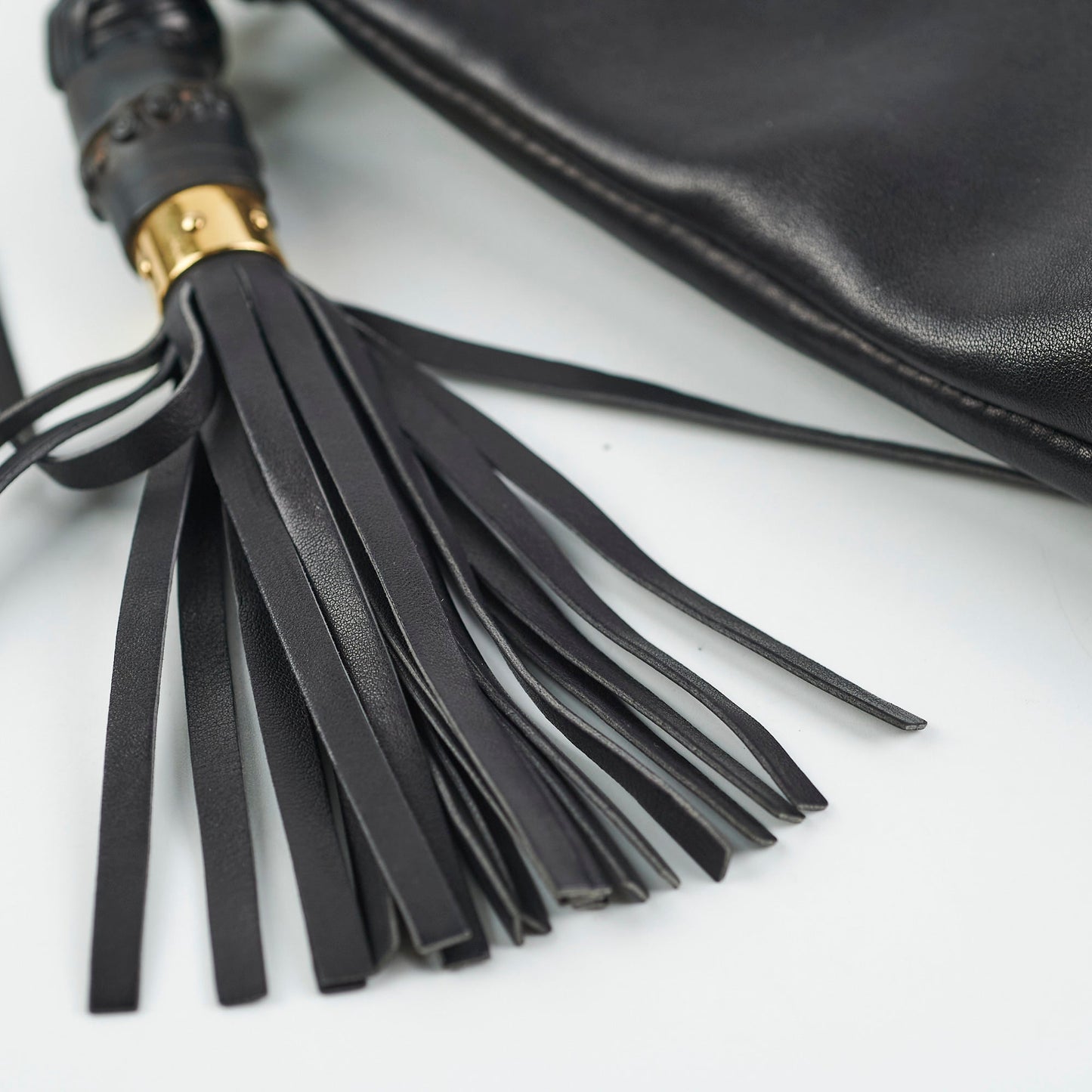 Gucci Black Leather Tote