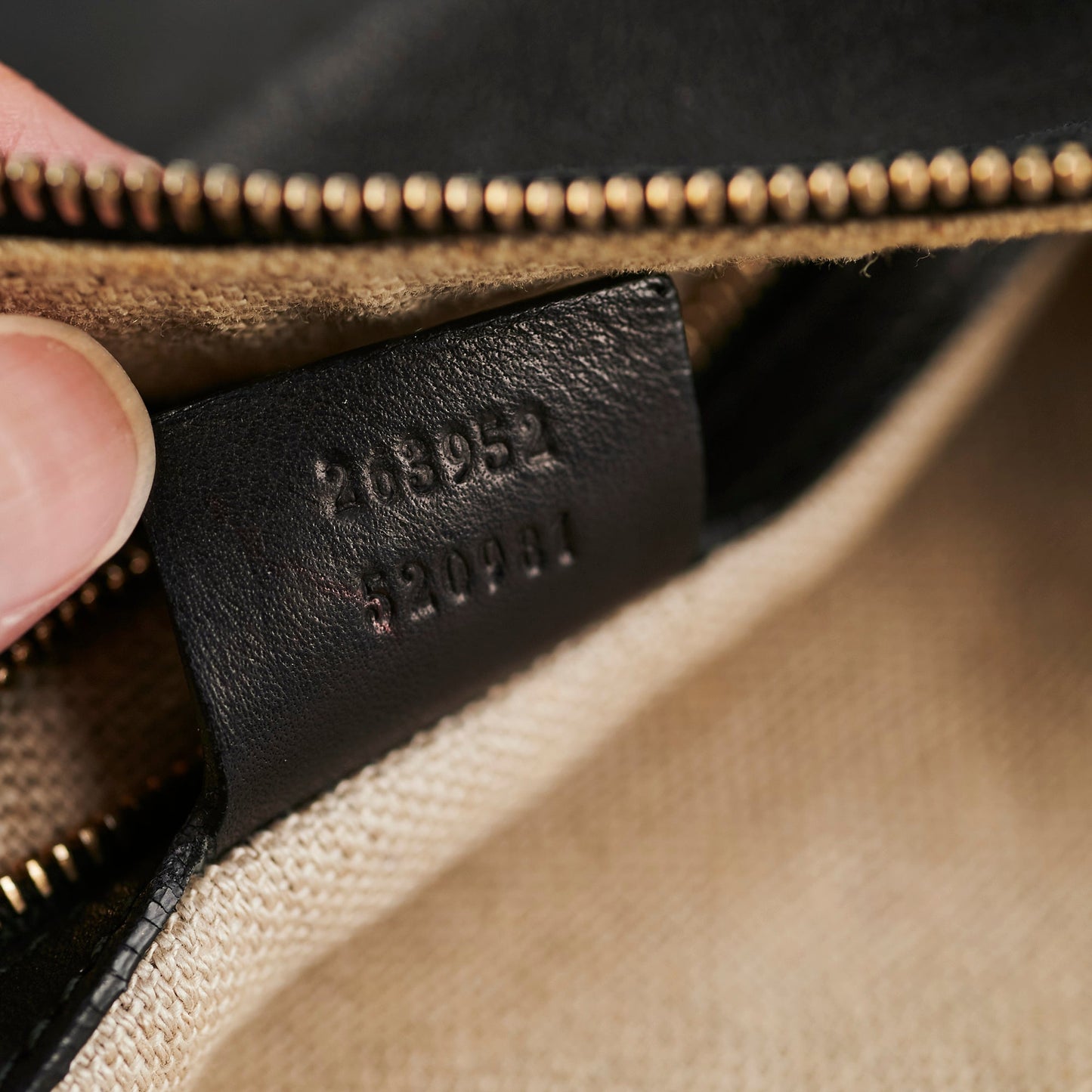 Gucci Black Leather Tote