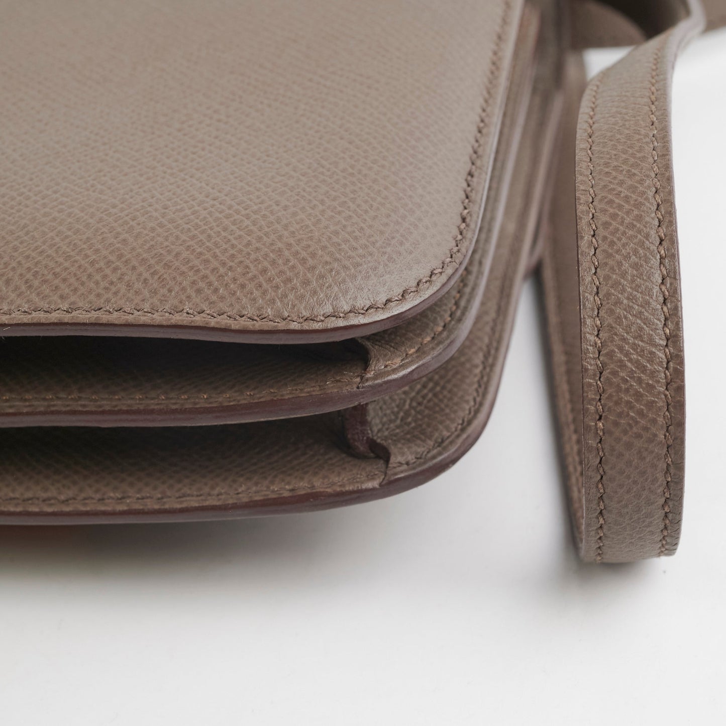 Hermes Constance 18 Etain Epsom Crossbody Bag