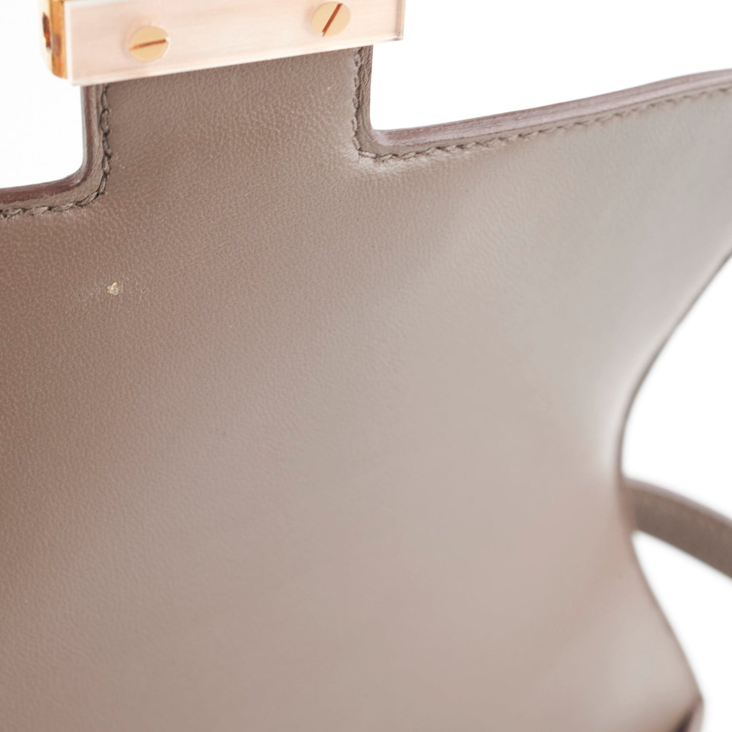 Hermes Constance 18 Etain Epsom Crossbody Bag