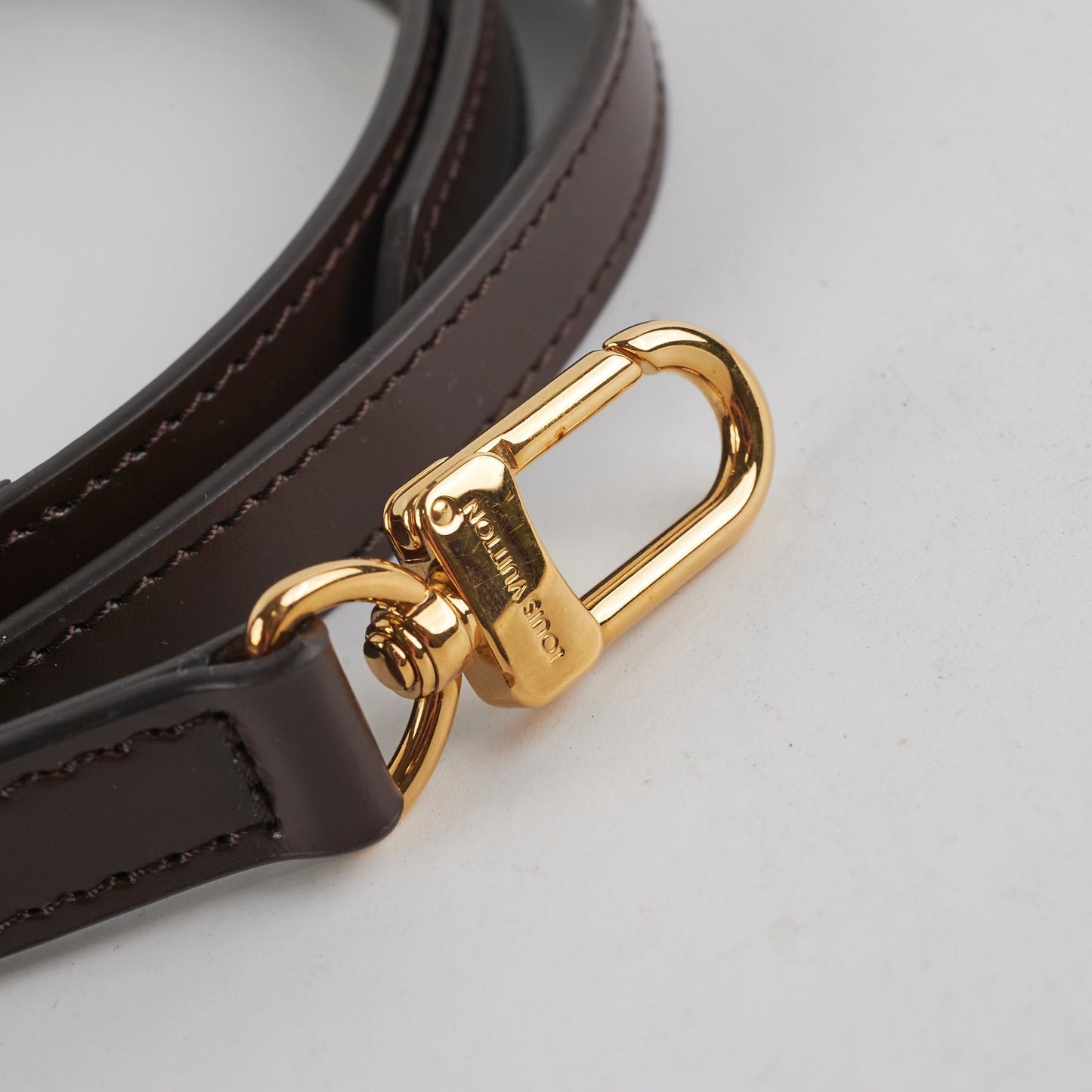 Louis Vuitton 16MM Epi Ebene Adjustable Shoulder Strap