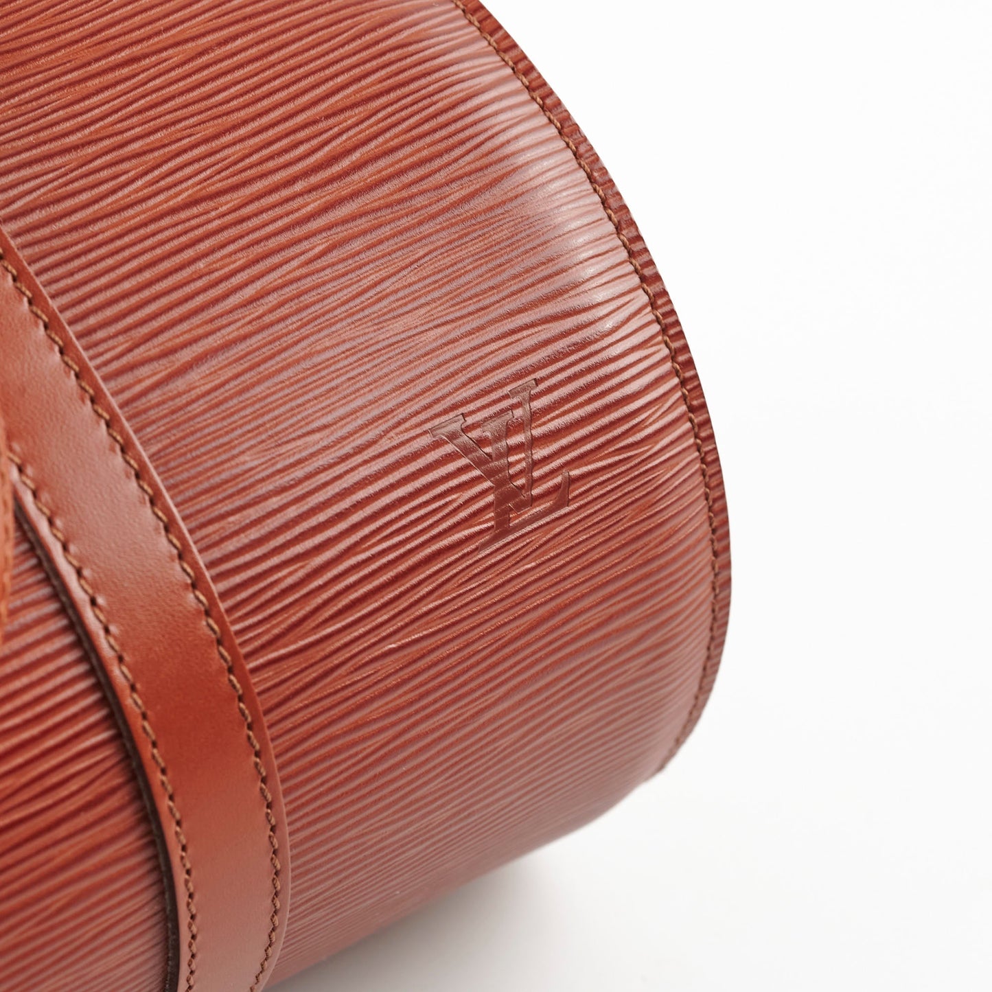 Louis Vuitton Epi Soufflot Shoulder Bag Brown